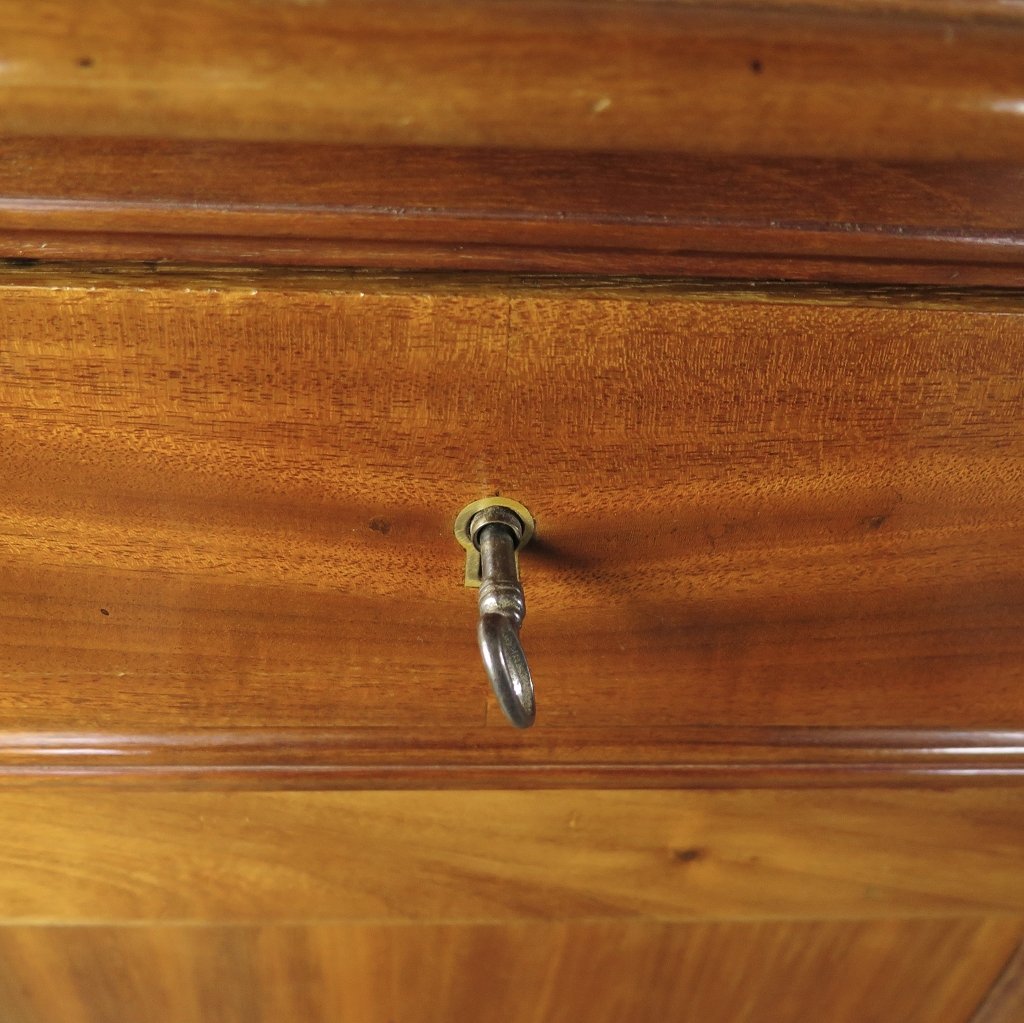 Nachtschränkchen Biedermeier 1850 Mahagoni