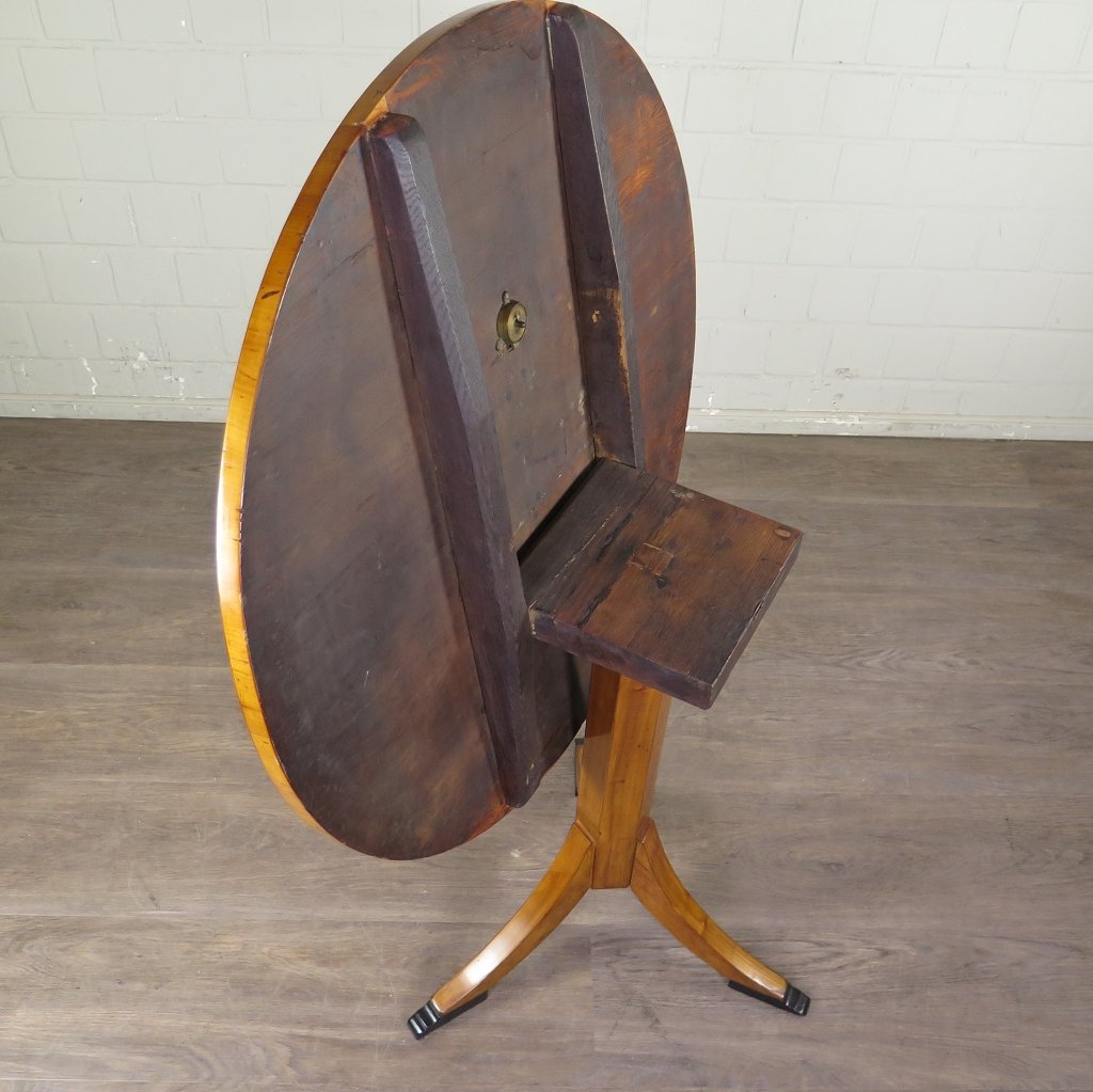 Salon-Tisch Weintisch Beistelltisch klappbar Biedermeier 1820 Kirschbaum