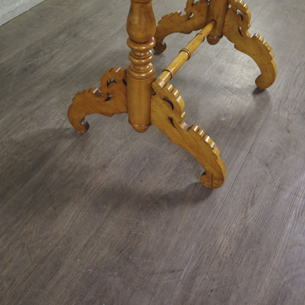Salon-Tisch Serviertisch Beistelltisch Biedermeier 1860 Birke