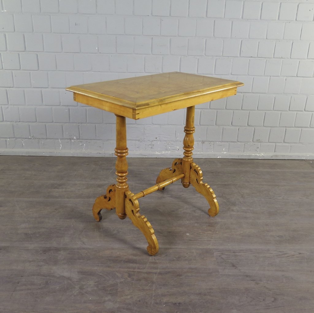 Salon-Tisch Serviertisch Beistelltisch Biedermeier 1860 Birke