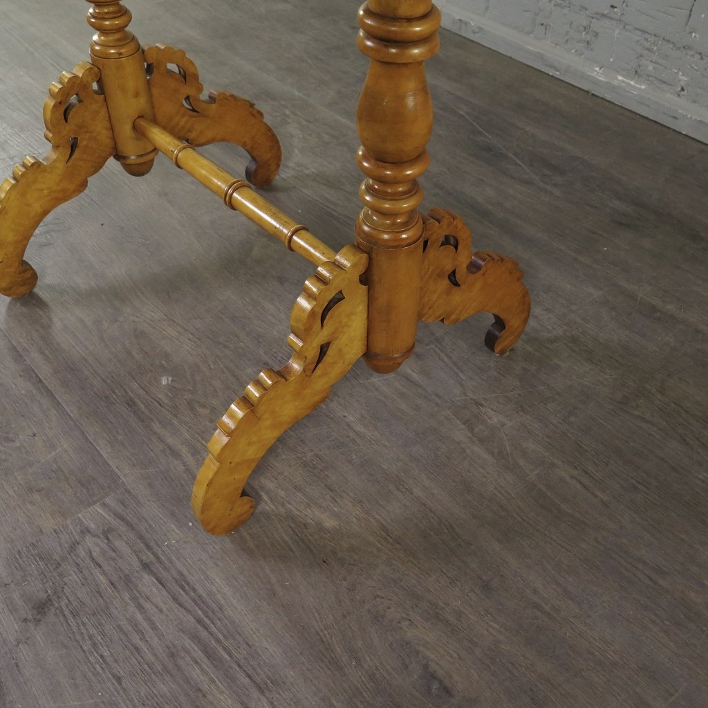 Salon-Tisch Serviertisch Beistelltisch Biedermeier 1860 Birke