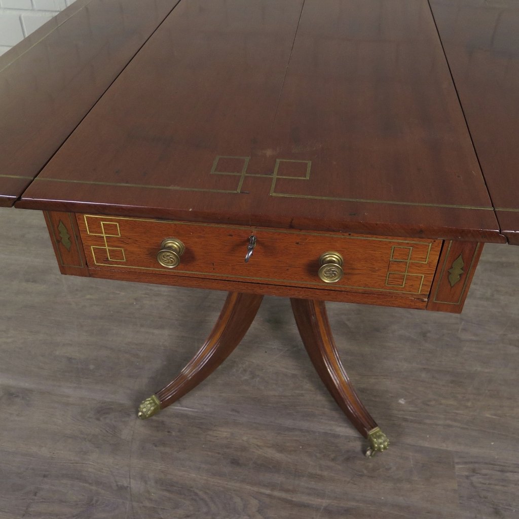 Klapptisch Beistelltisch Empire 1810 Mahagoni
