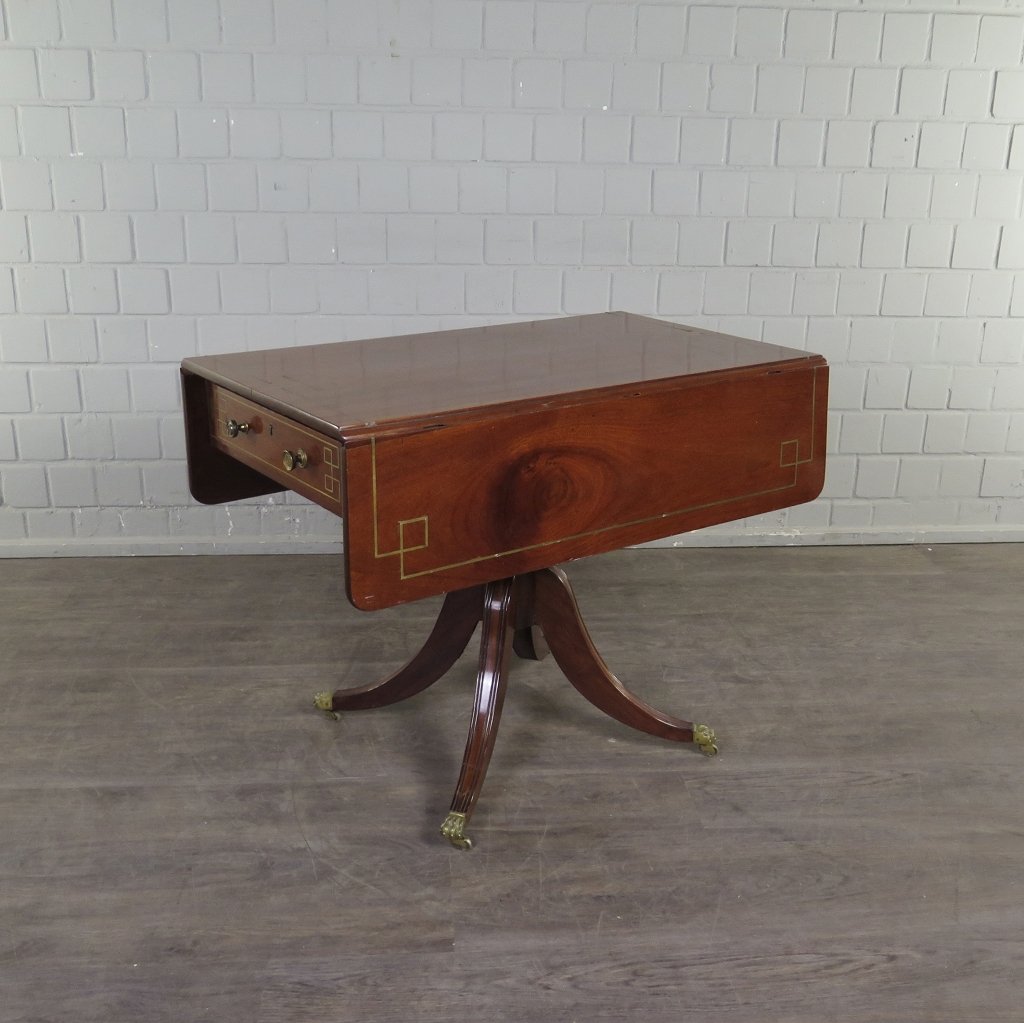 Klapptisch Beistelltisch Empire 1810 Mahagoni