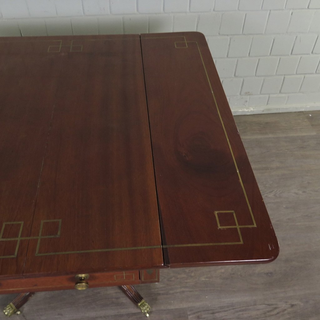 Klapptisch Beistelltisch Empire 1810 Mahagoni