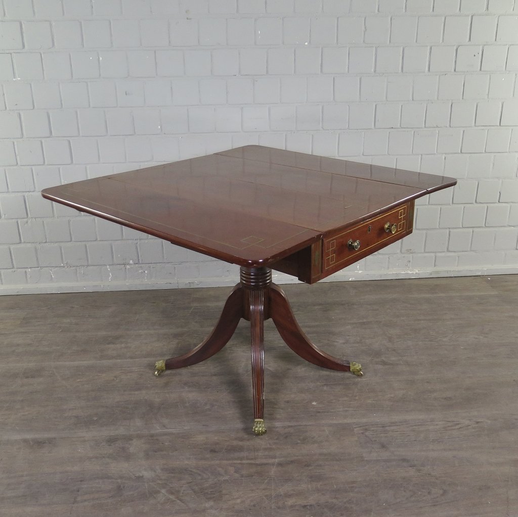 Klapptisch Beistelltisch Empire 1810 Mahagoni 