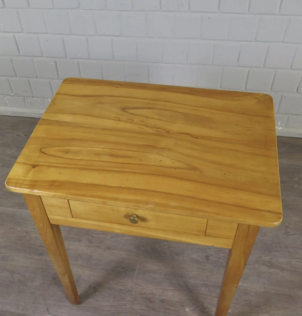 Tisch Beistelltisch Biedermeier 1850 Ahorn