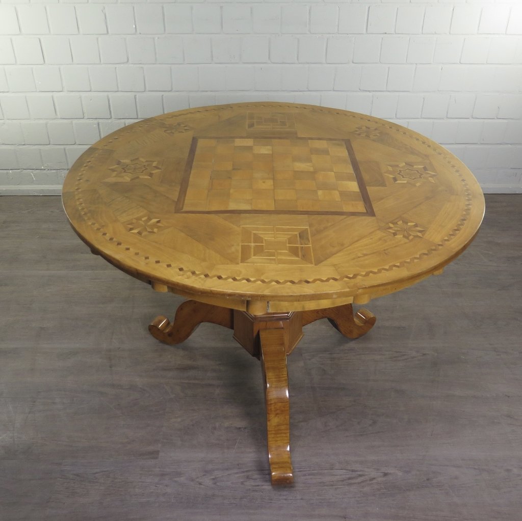 Spieltisch Salontisch Biedermeier 1830 Kirschbaum