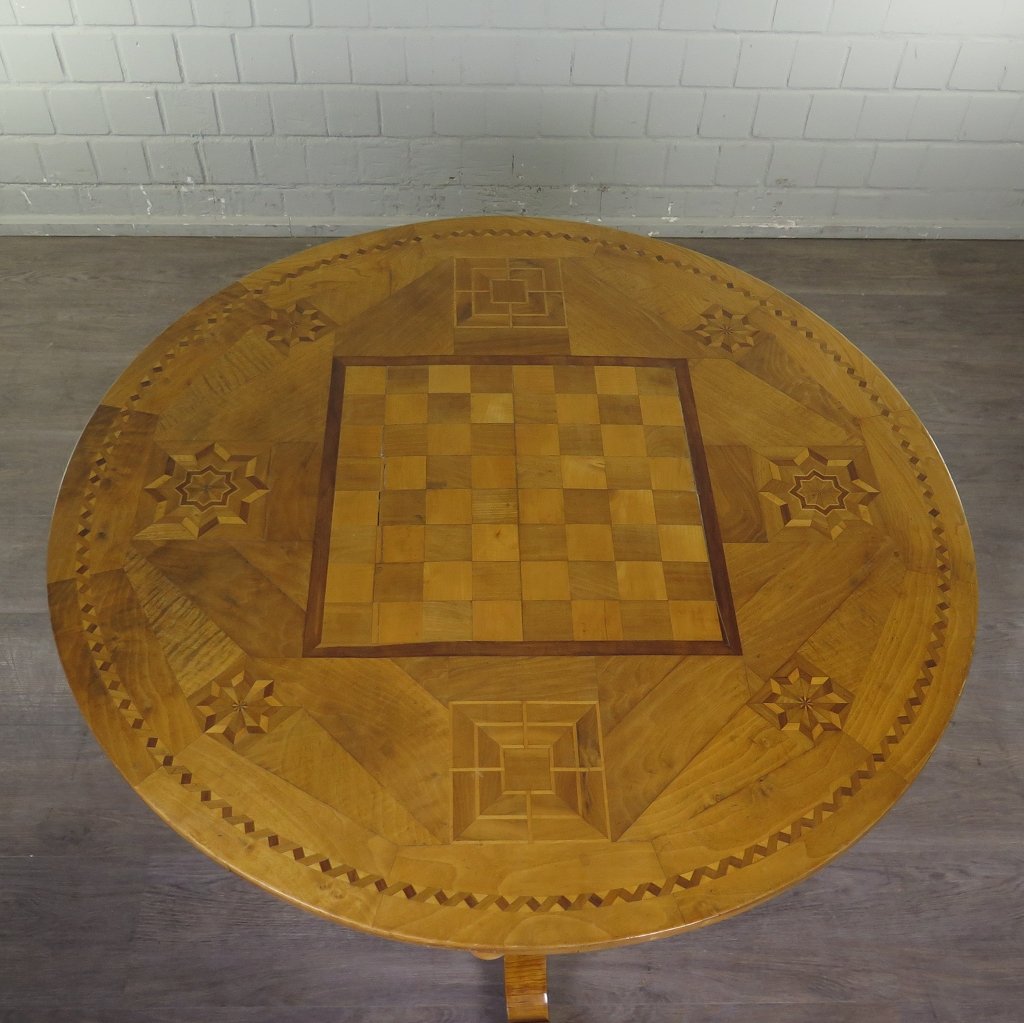 Spieltisch Salontisch Biedermeier 1830 Kirschbaum