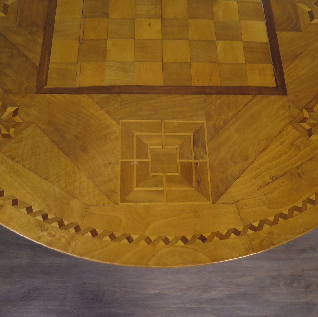 Spieltisch Salontisch Biedermeier 1830 Kirschbaum