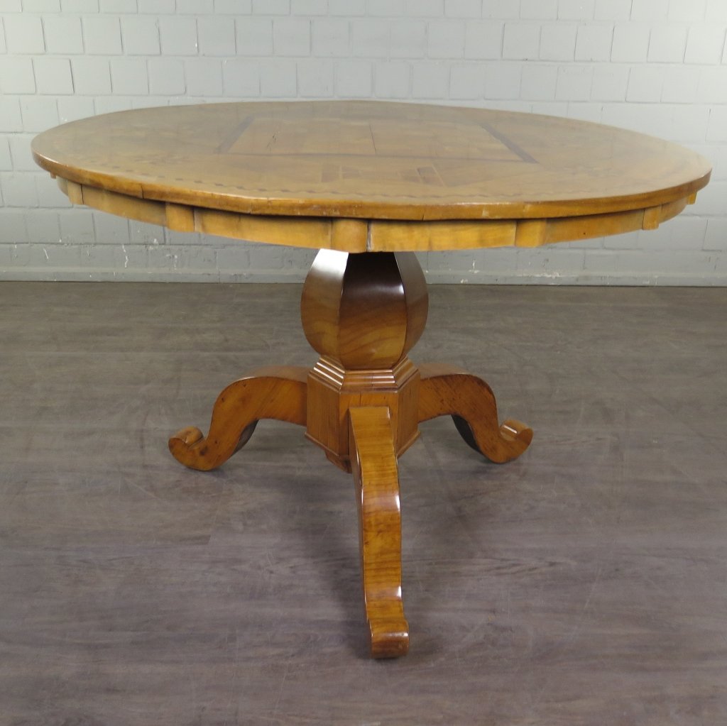 Spieltisch Salontisch Biedermeier 1830 Kirschbaum