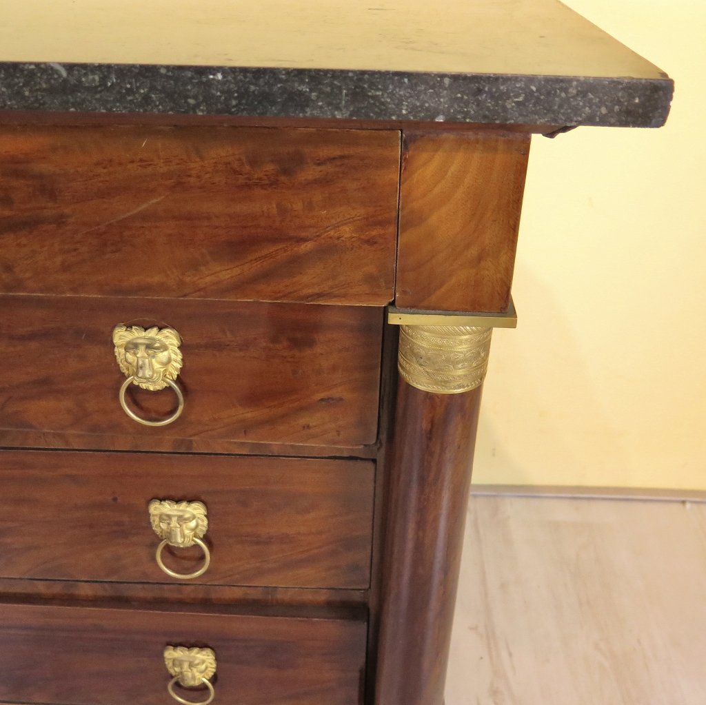 Kommode Biedermeier 1860 Mahagoni