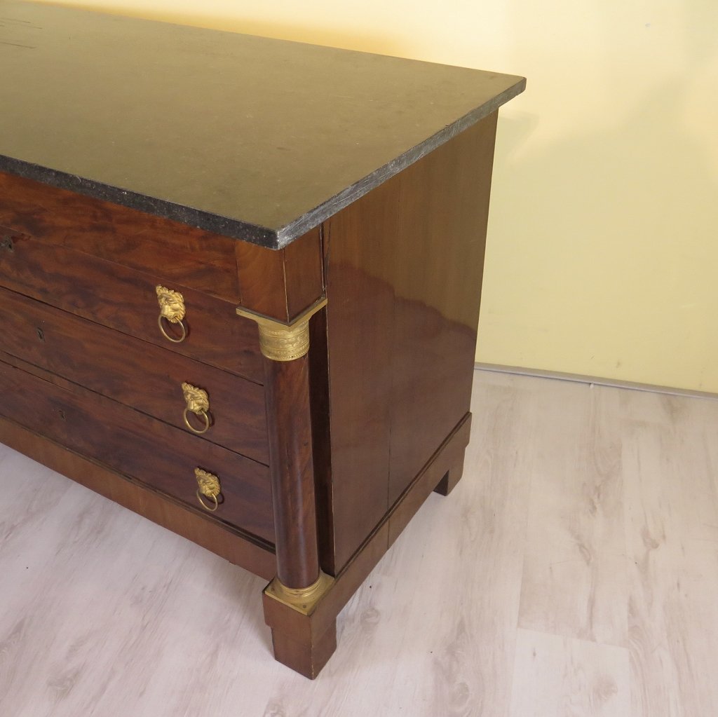 Kommode Biedermeier 1860 Mahagoni