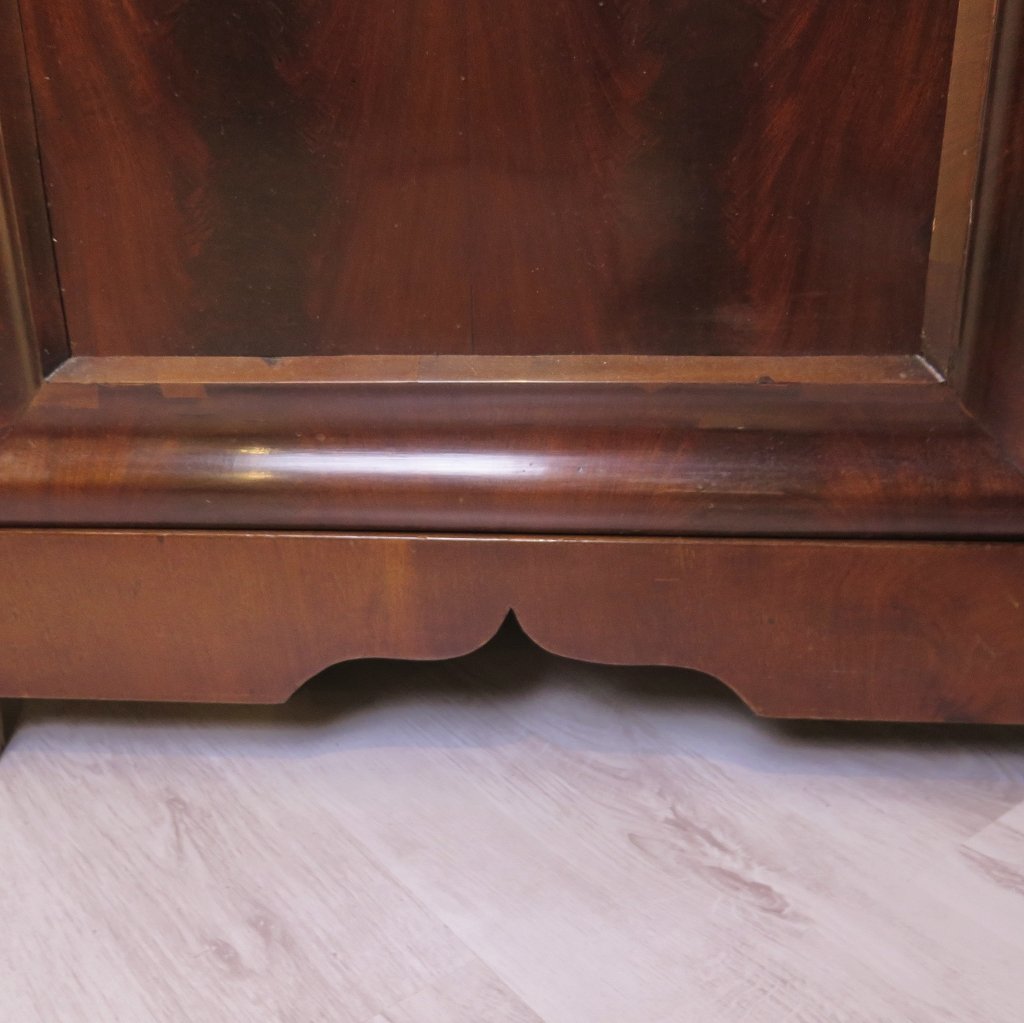 Eckschrank Biedermeier 1850 Mahagoni