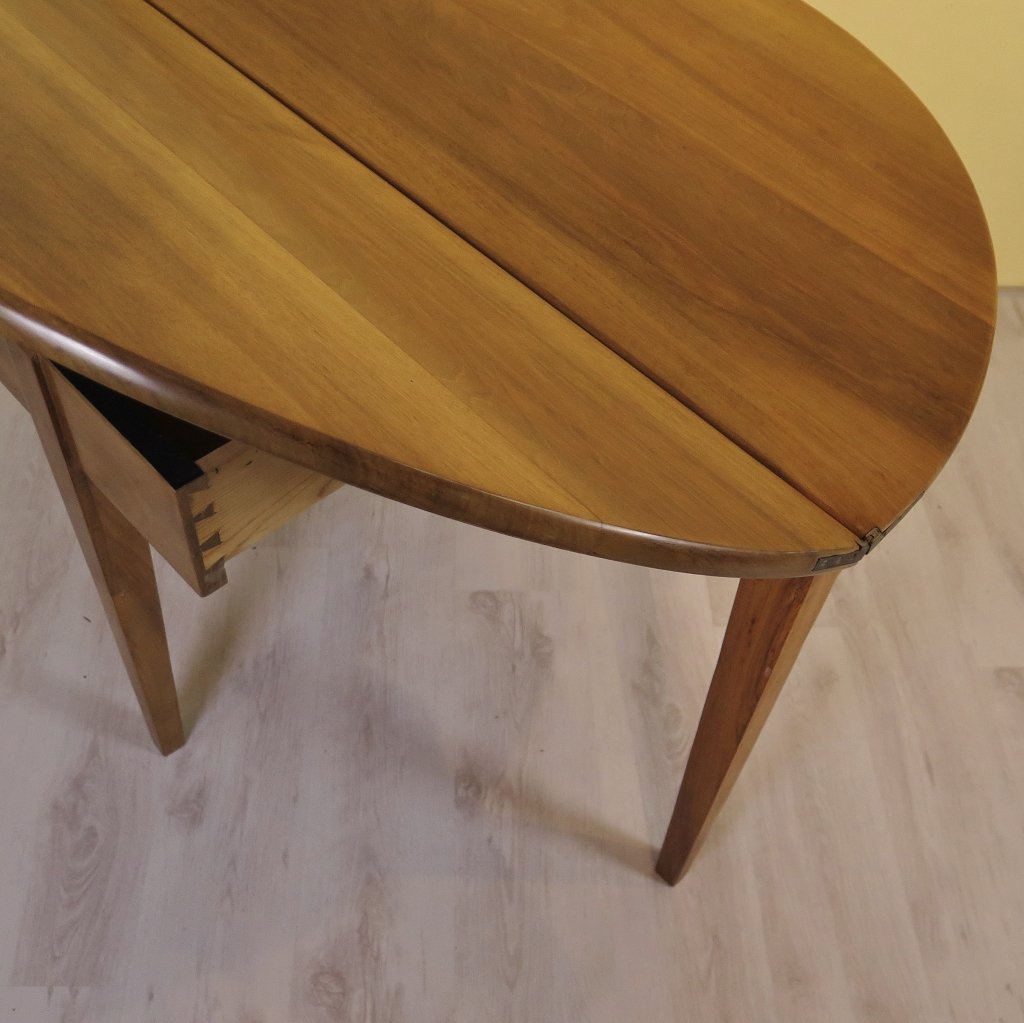 Klapptisch Beistelltisch Biedermeier 1850 Nussbaum