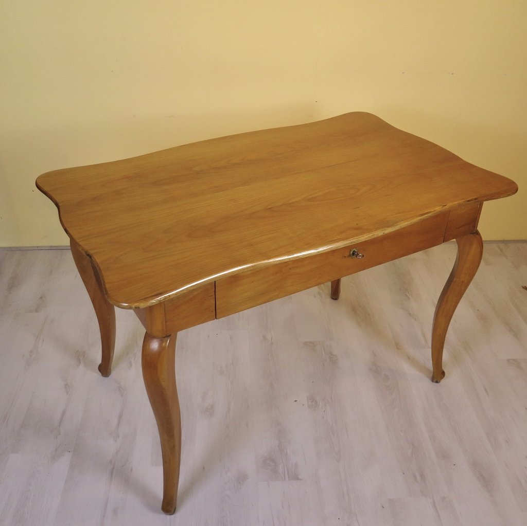 Tisch Beistelltisch Biedermeier 1850 Kirschbaum 