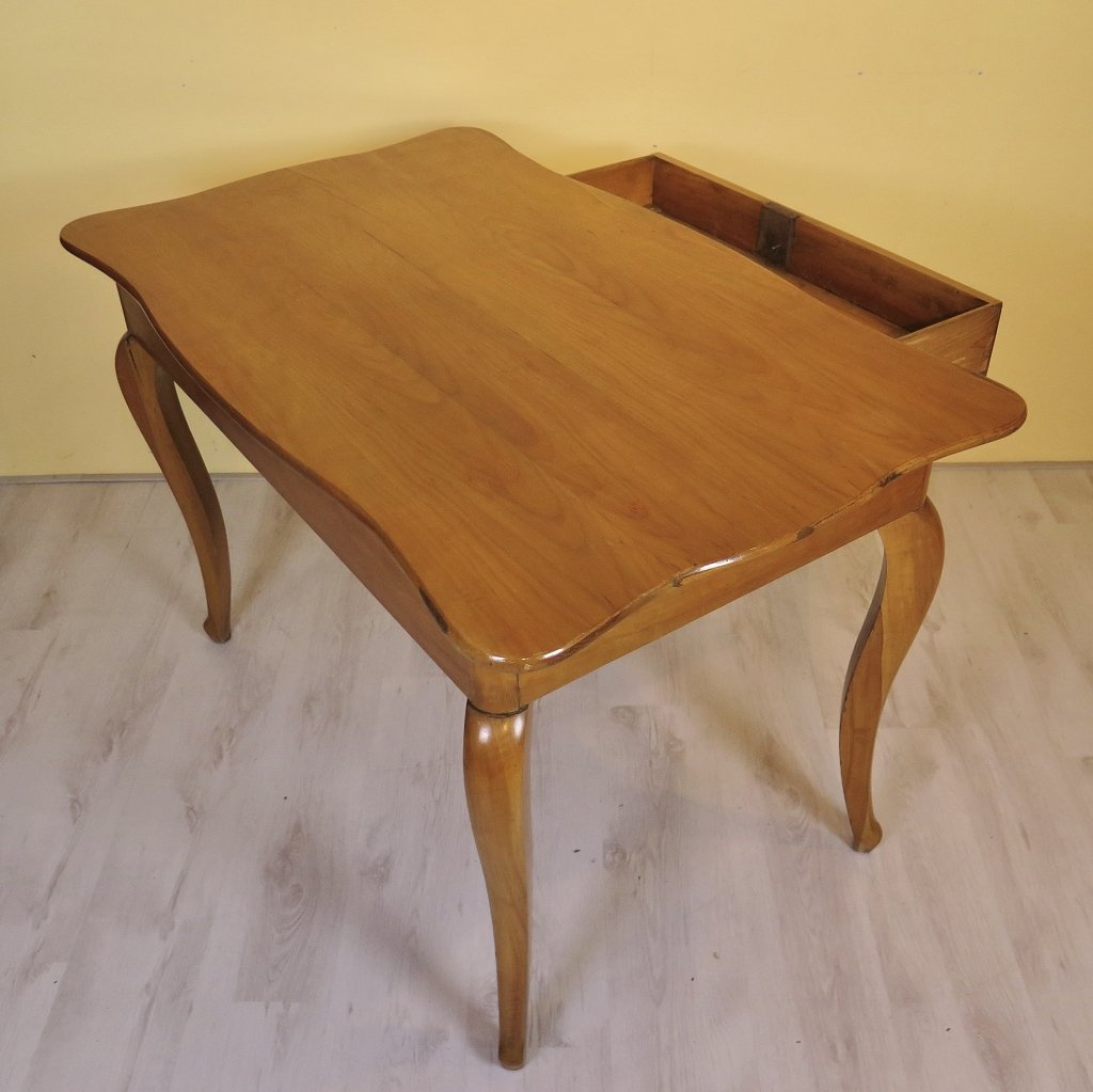 Tisch Beistelltisch Biedermeier 1850 Kirschbaum