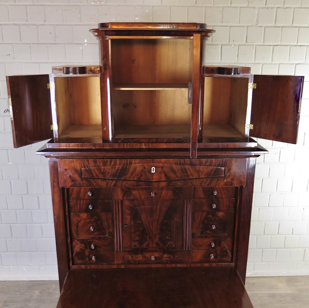 Sekretär Hutsekretär Biedermeier 1820 Mahagoni