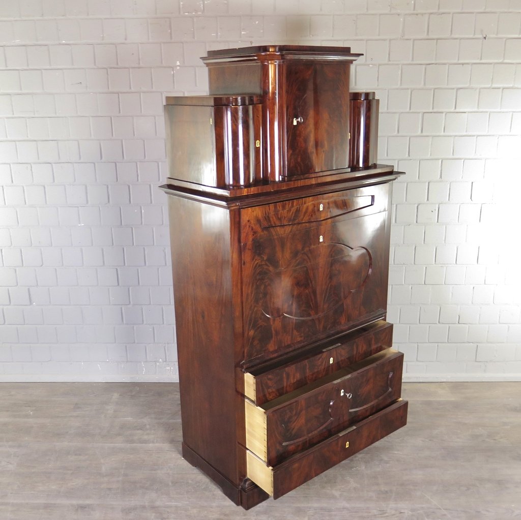 Sekretär Hutsekretär Biedermeier 1820 Mahagoni