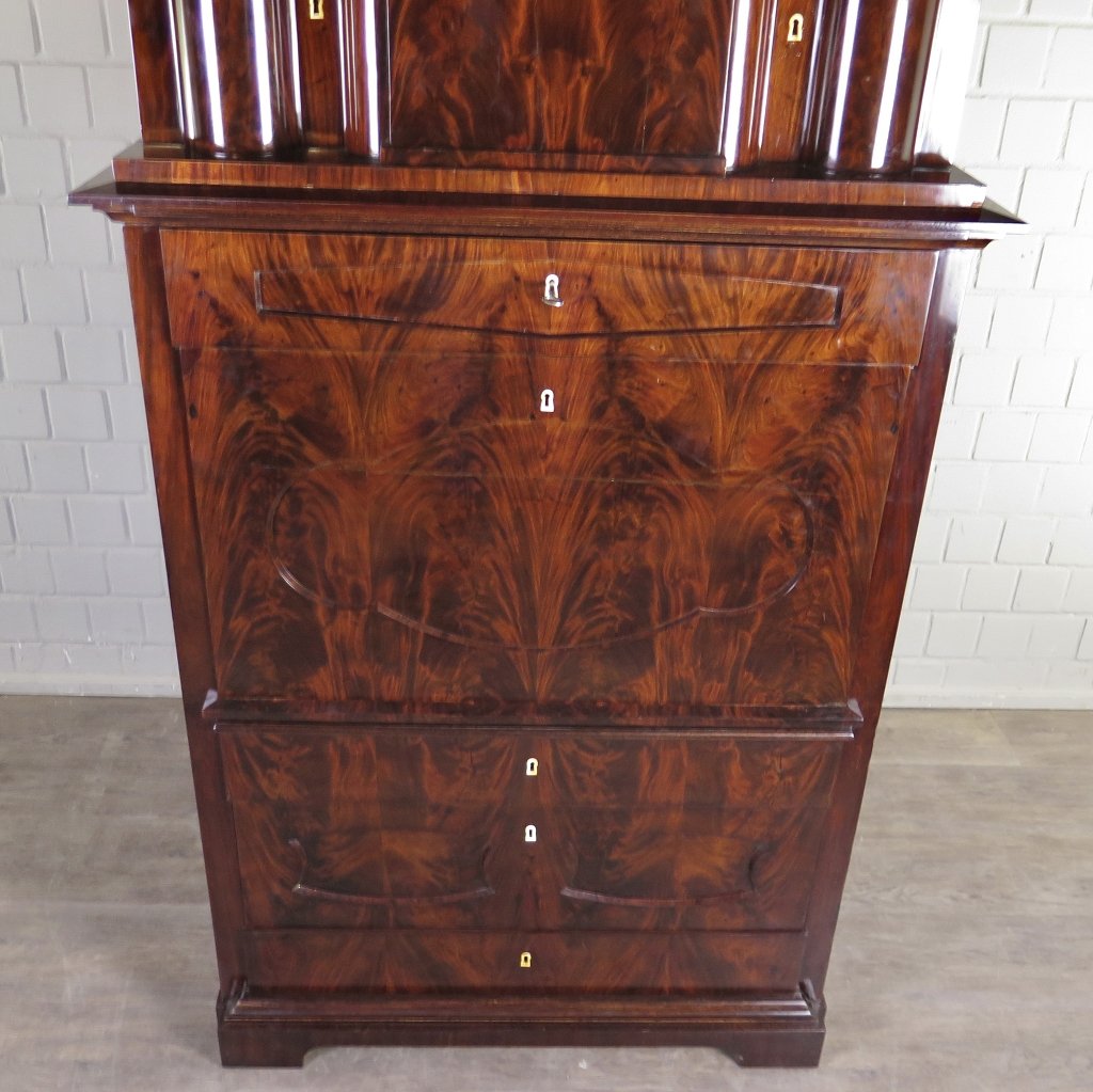 Sekretär Hutsekretär Biedermeier 1820 Mahagoni