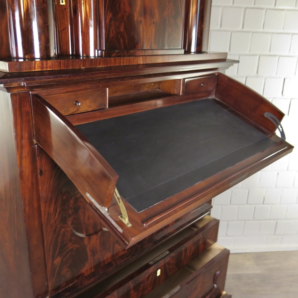Sekretär Hutsekretär Biedermeier 1820 Mahagoni