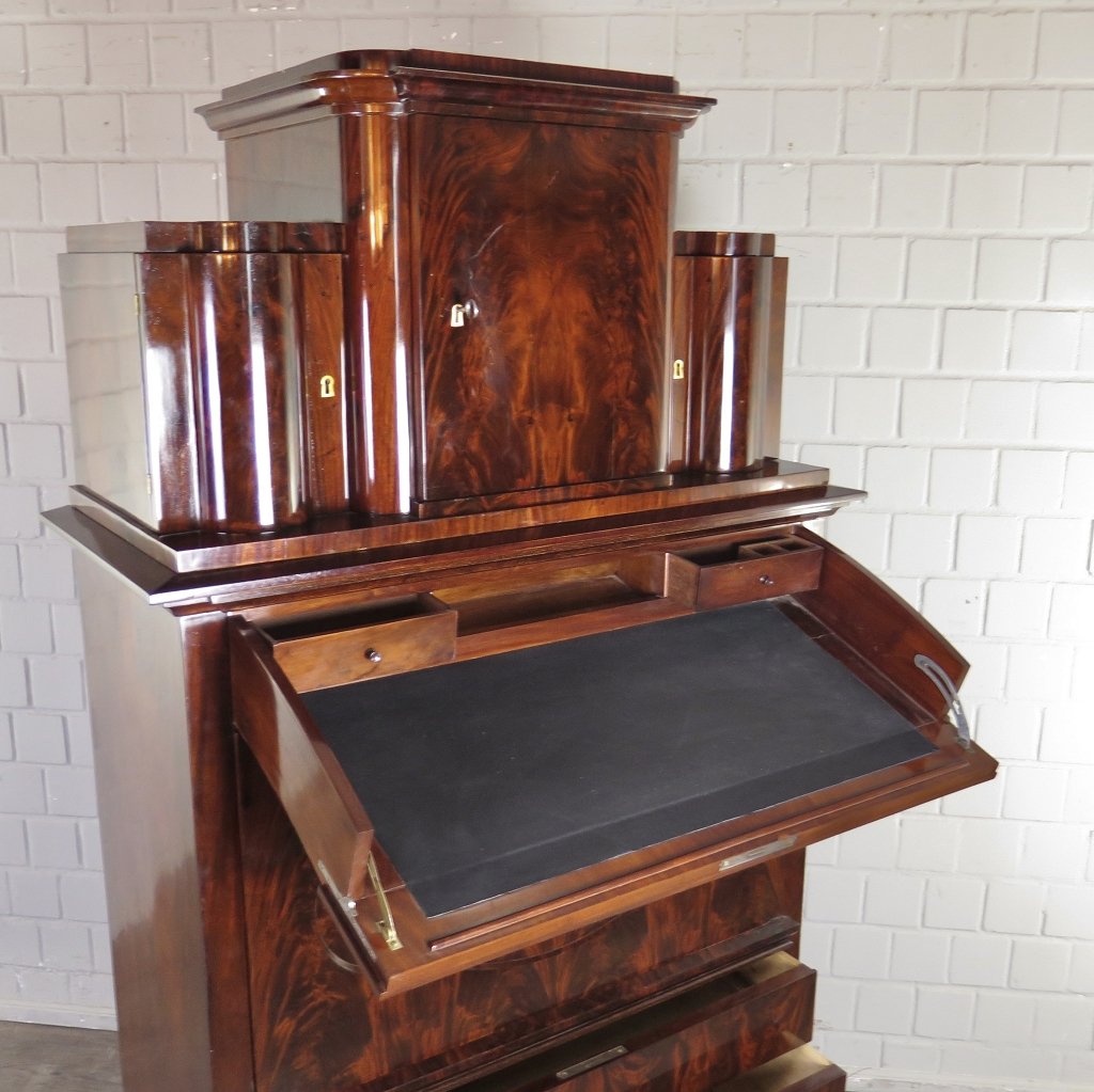 Sekretär Hutsekretär Biedermeier 1820 Mahagoni