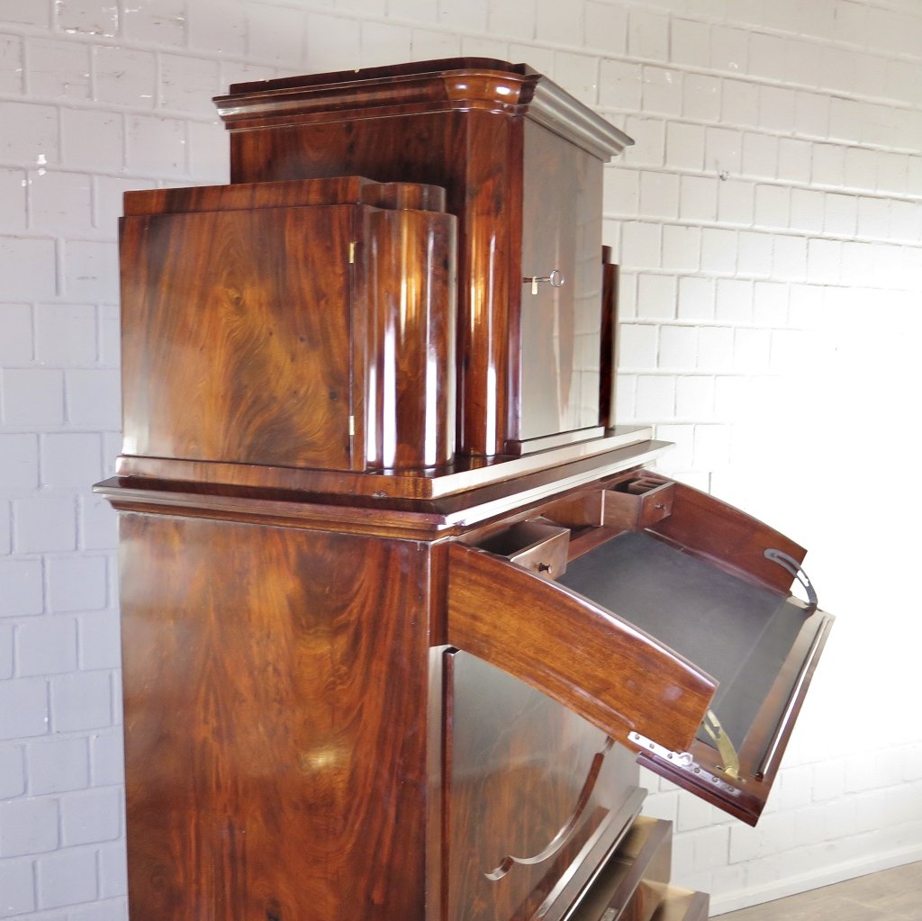 Sekretär Hutsekretär Biedermeier 1820 Mahagoni