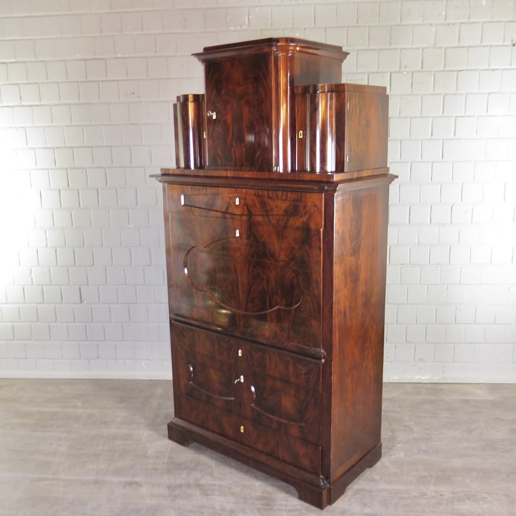 Sekretär Hutsekretär Biedermeier 1820 Mahagoni