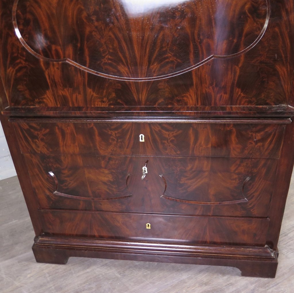 Sekretär Hutsekretär Biedermeier 1820 Mahagoni