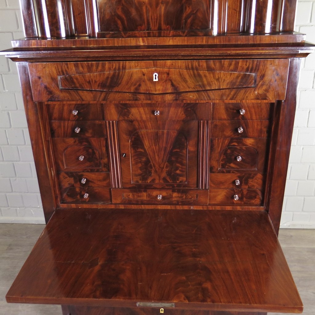 Sekretär Hutsekretär Biedermeier 1820 Mahagoni