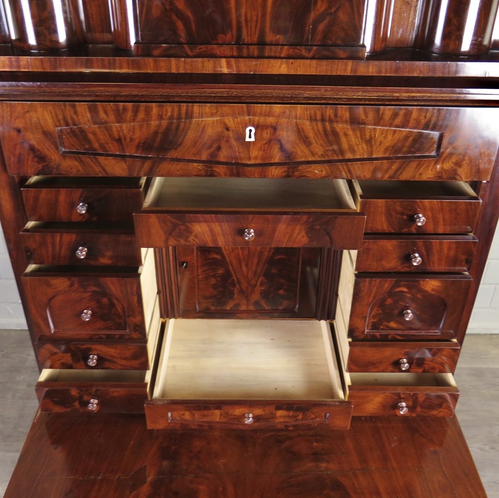 Sekretär Hutsekretär Biedermeier 1820 Mahagoni