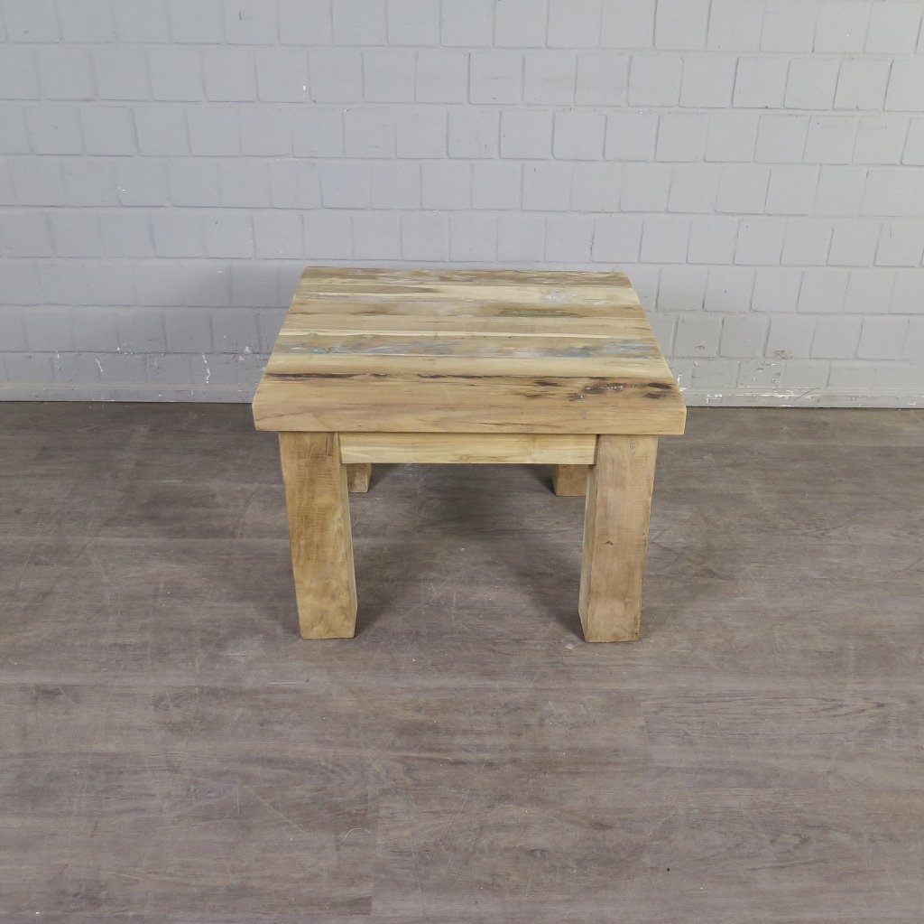 Couchtisch Beistelltisch Tisch Teakholz 0,70 m x 0,70 m