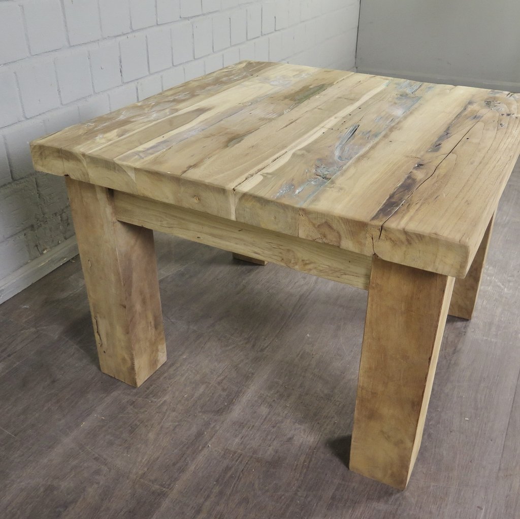 Couchtisch Beistelltisch Tisch Teakholz 0,70 m x 0,70 m