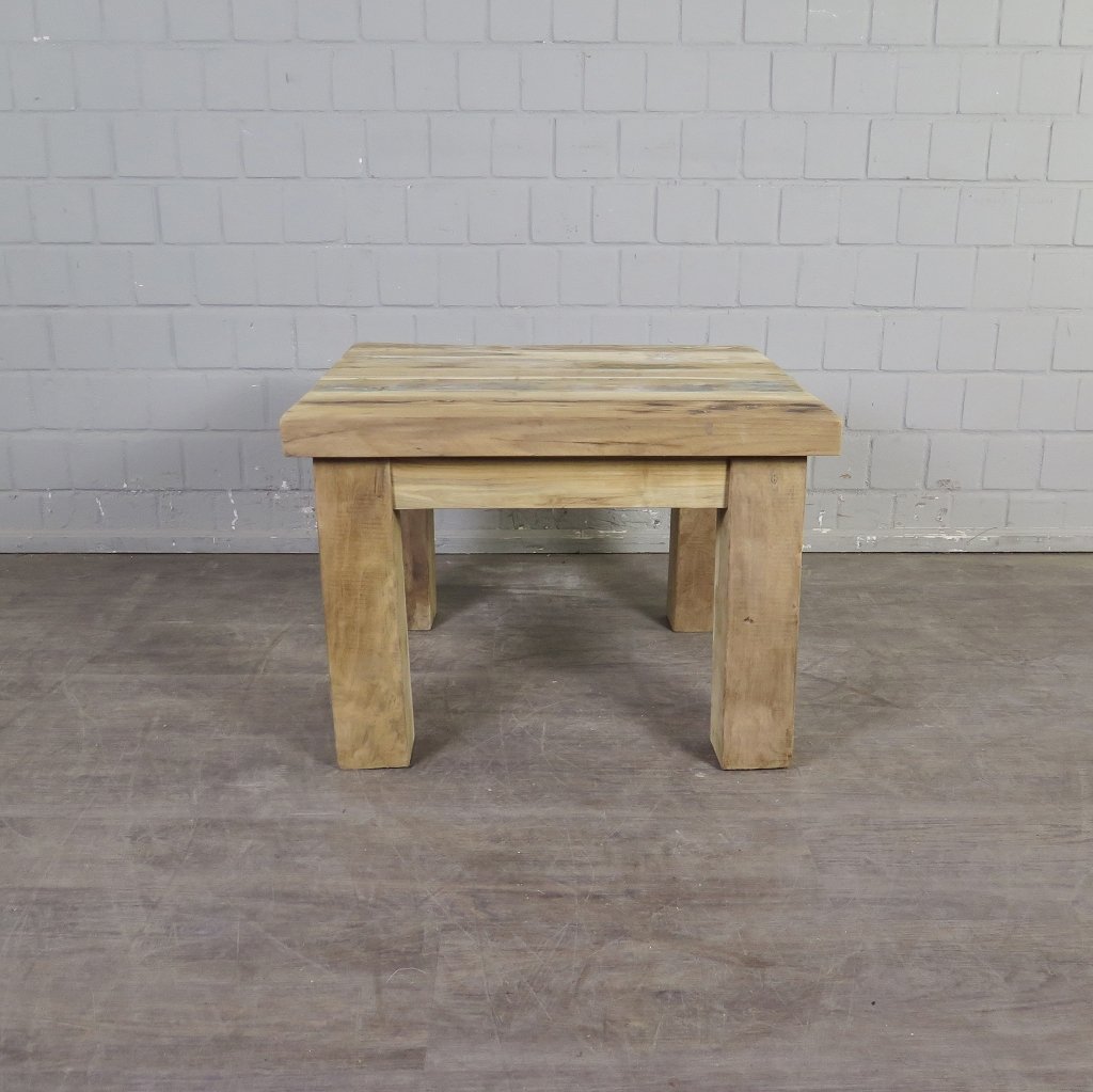 Couchtisch Beistelltisch Tisch Teakholz 0,70 m x 0,70 m