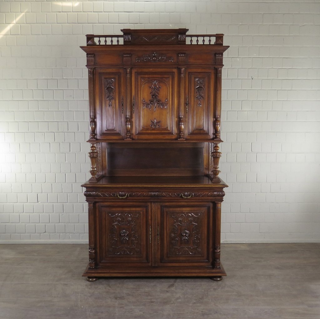 Buffetschrank Schrank Gründerzeit 1880 Eiche