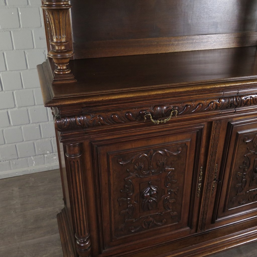 Buffetschrank Schrank Gründerzeit 1880 Eiche