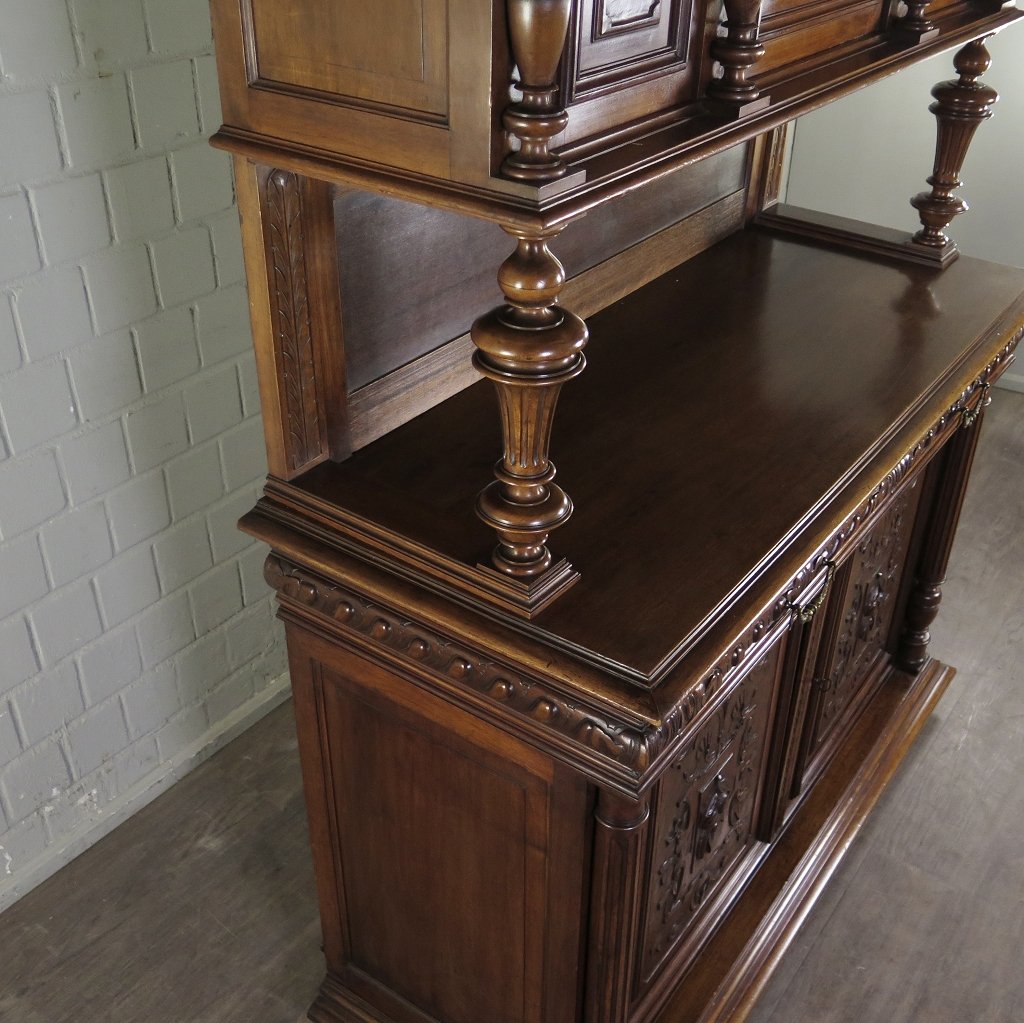 Buffetschrank Schrank Gründerzeit 1880 Eiche