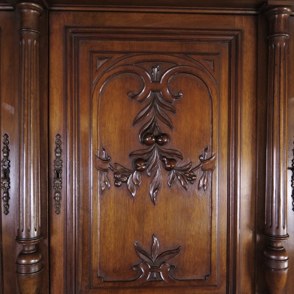 Buffetschrank Schrank Gründerzeit 1880 Eiche