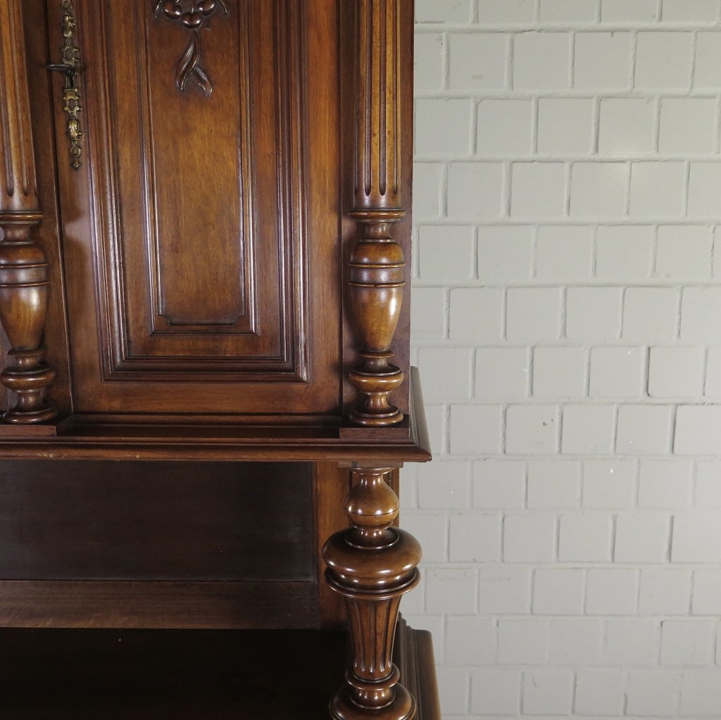 Buffetschrank Schrank Gründerzeit 1880 Eiche
