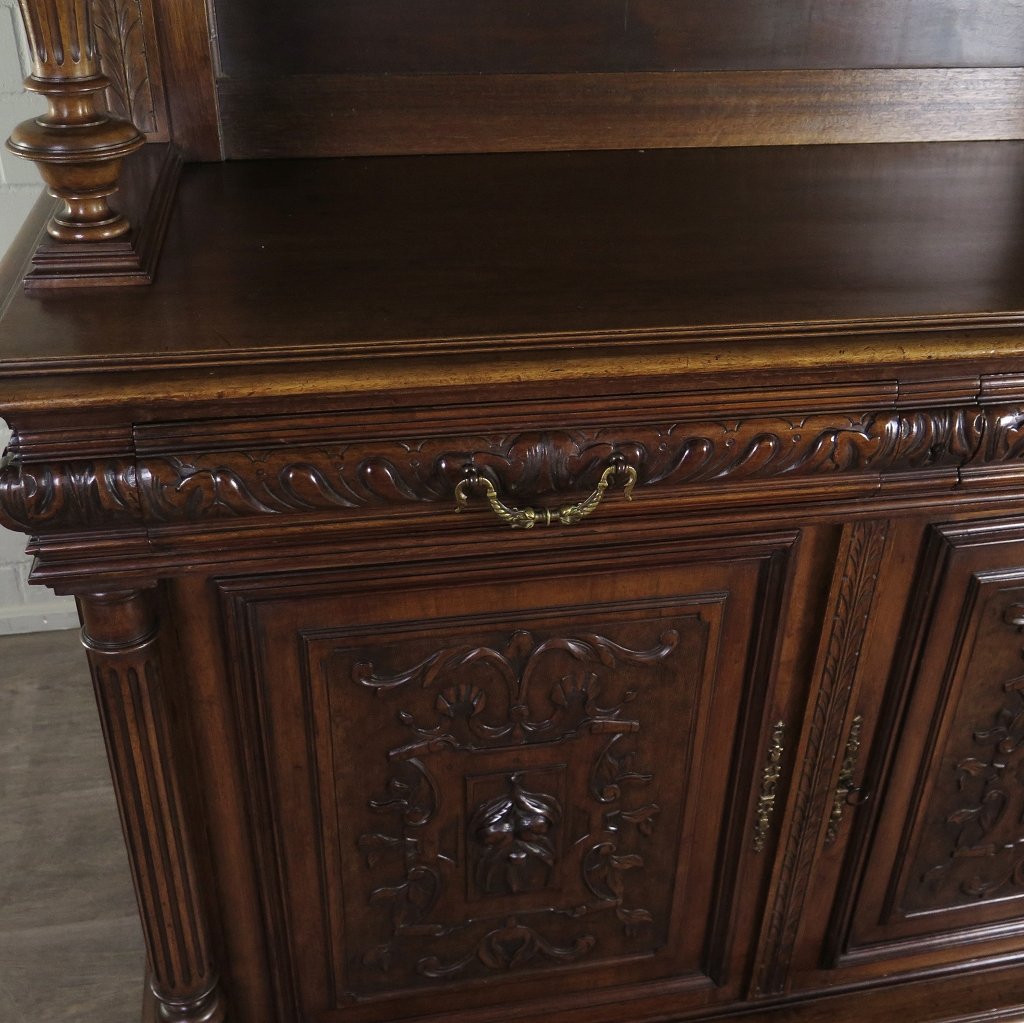 Buffetschrank Schrank Gründerzeit 1880 Eiche