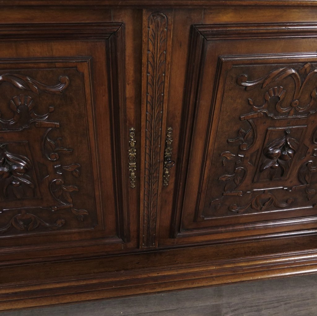 Buffetschrank Schrank Gründerzeit 1880 Eiche