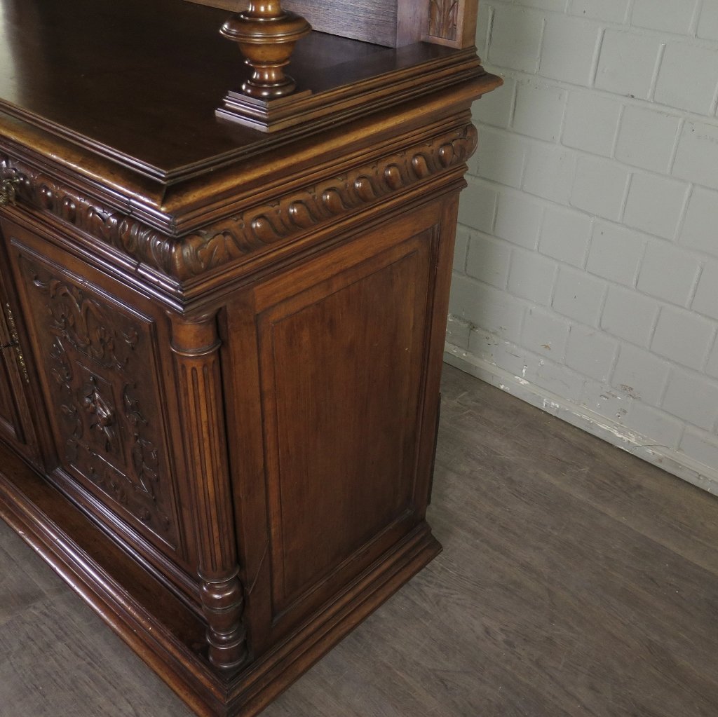 Buffetschrank Schrank Gründerzeit 1880 Eiche