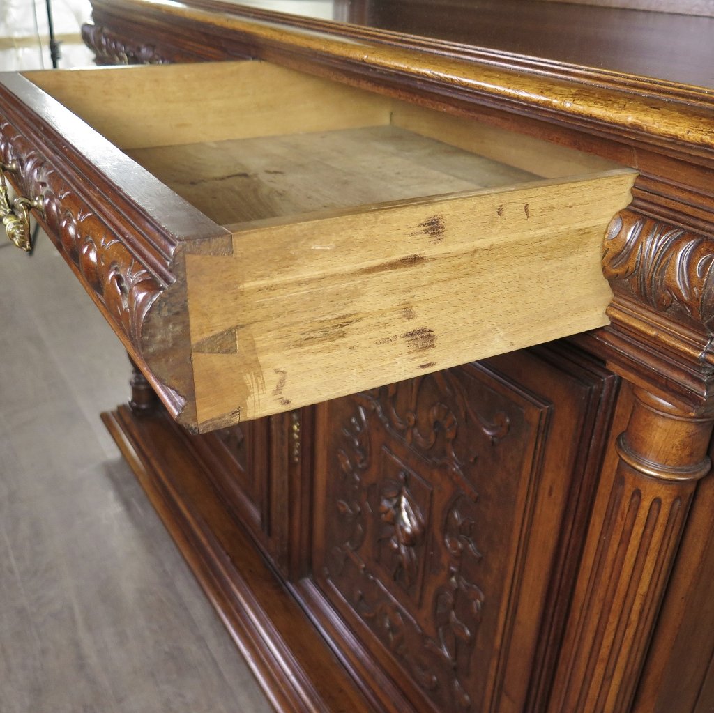 Buffetschrank Schrank Gründerzeit 1880 Eiche