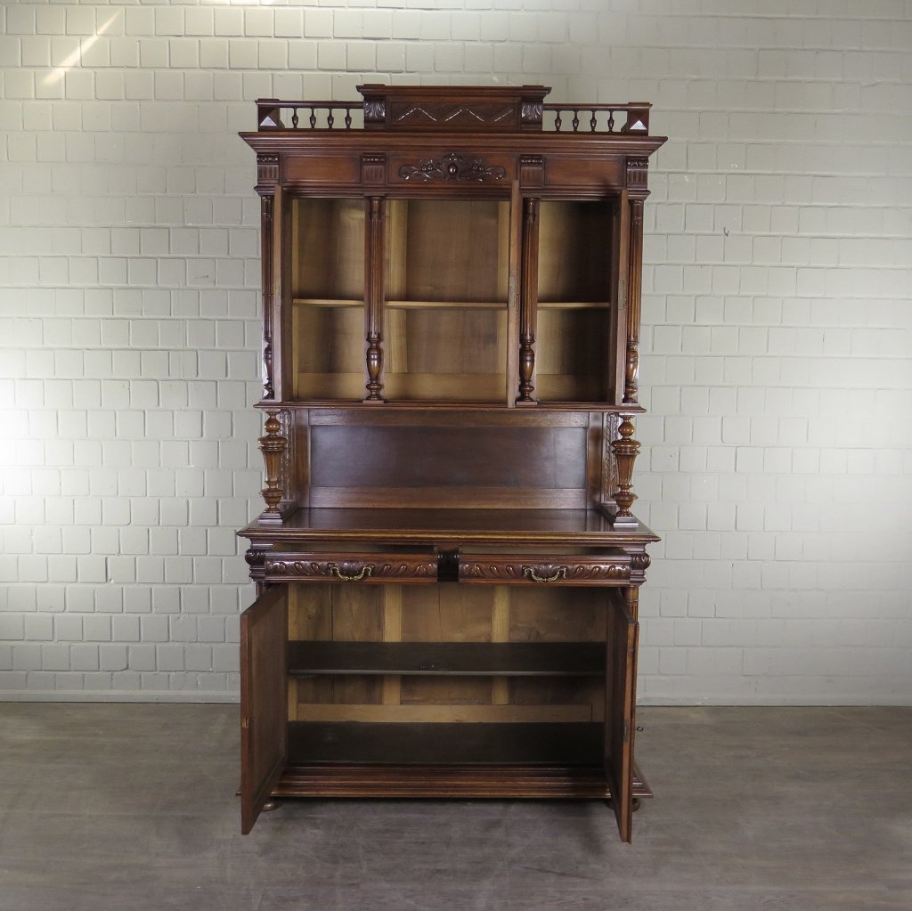 Buffetschrank Schrank Gründerzeit 1880 Eiche
