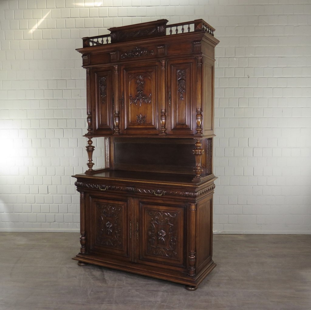 Buffetschrank Schrank Gründerzeit 1880 Eiche
