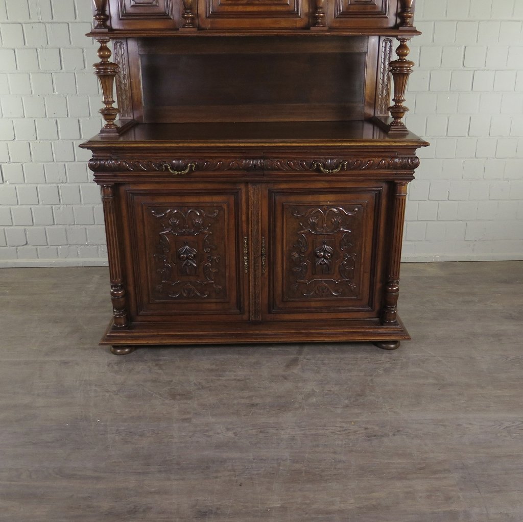 Buffetschrank Schrank Gründerzeit 1880 Eiche