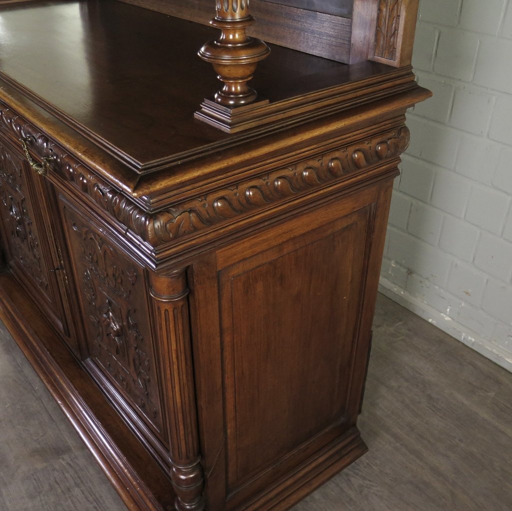 Buffetschrank Schrank Gründerzeit 1880 Eiche