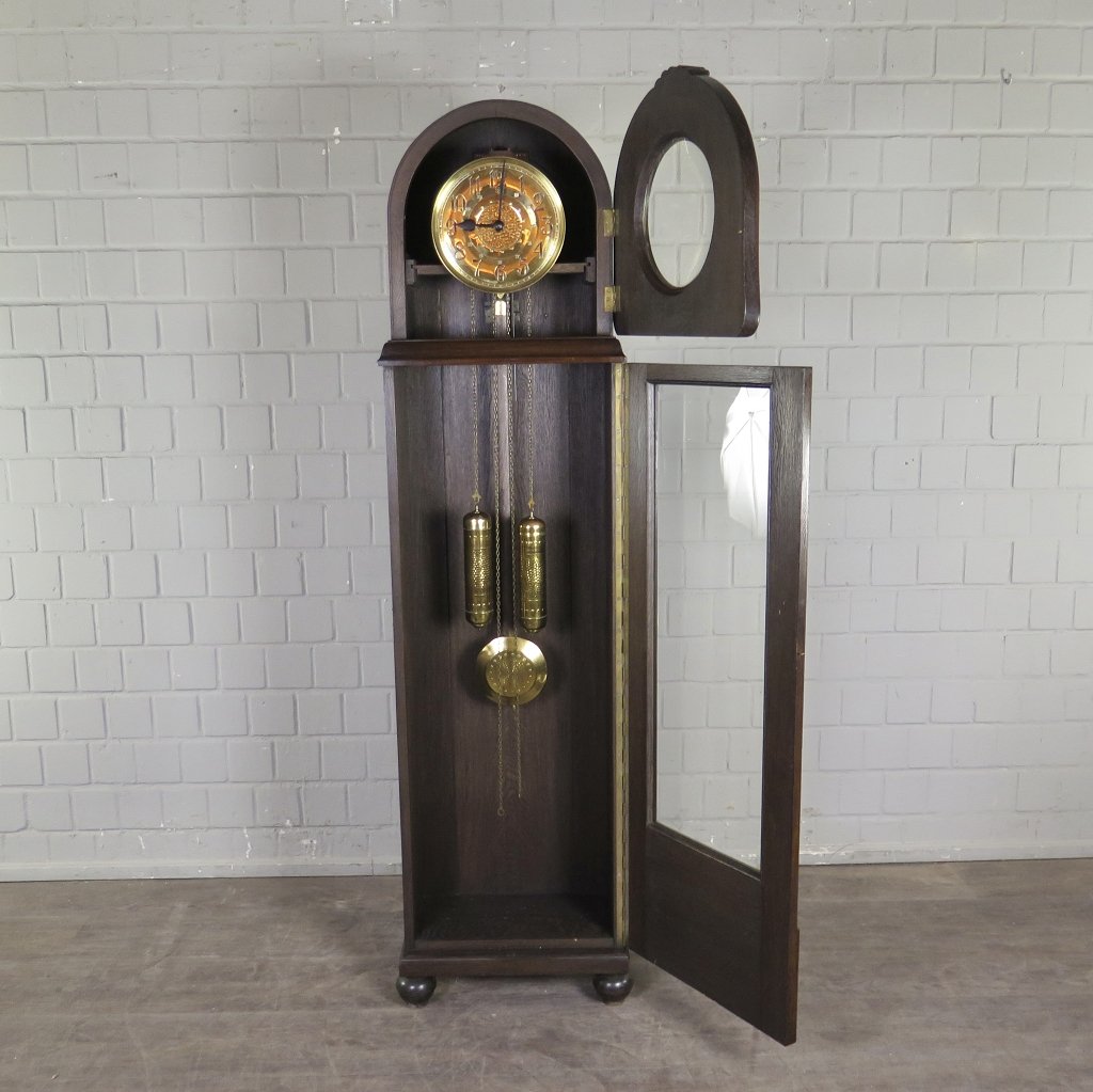 Standuhr Uhr Jugendstil 1910 Eiche