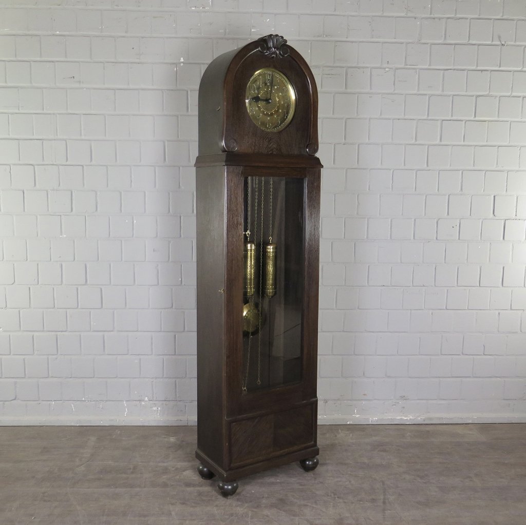 Standuhr Uhr Jugendstil 1910 Eiche