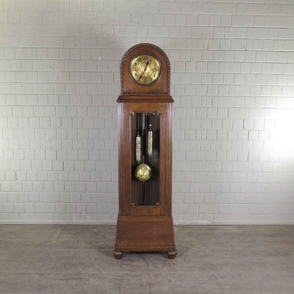 Standuhr Uhr Jugendstil 1910 Eiche