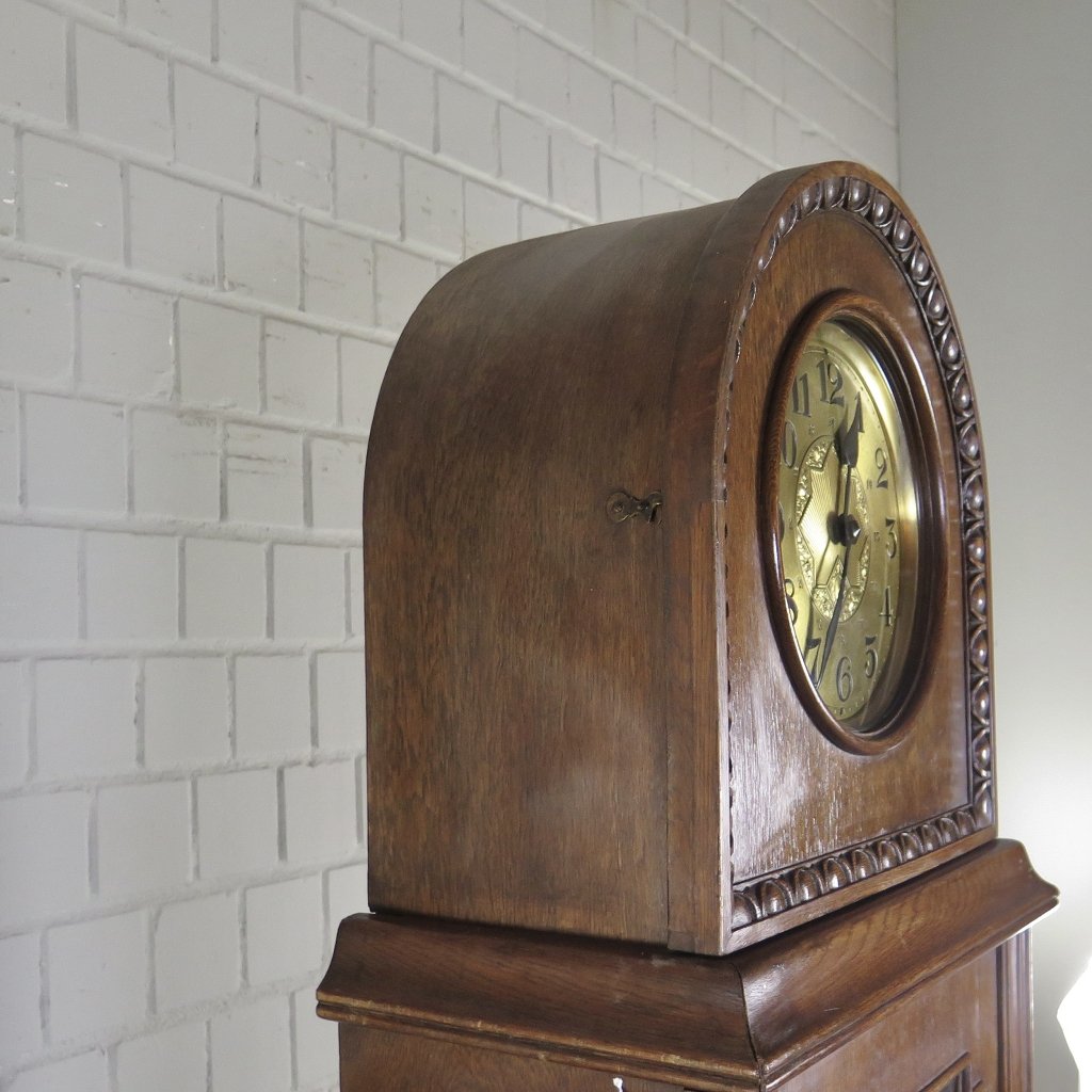 Standuhr Uhr Jugendstil 1910 Eiche